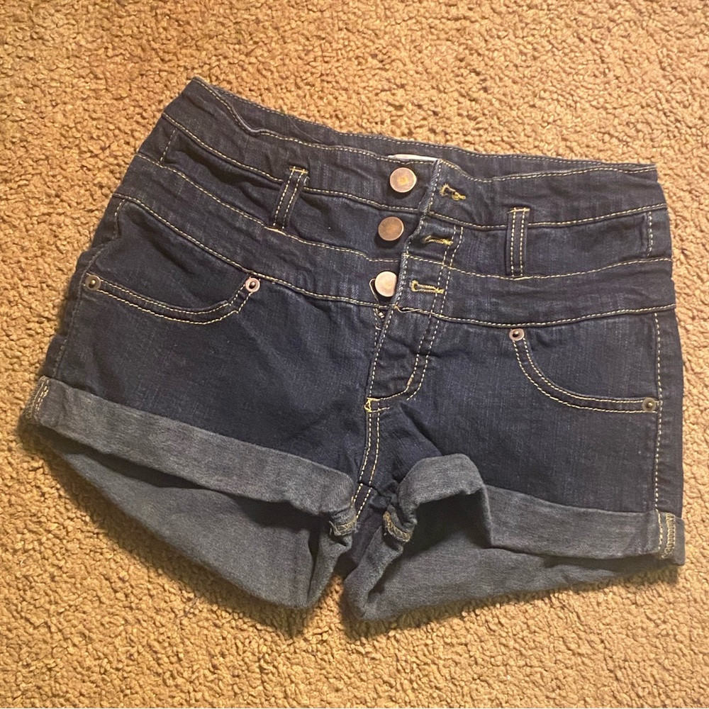 High-waisted Jean shorts, size 2